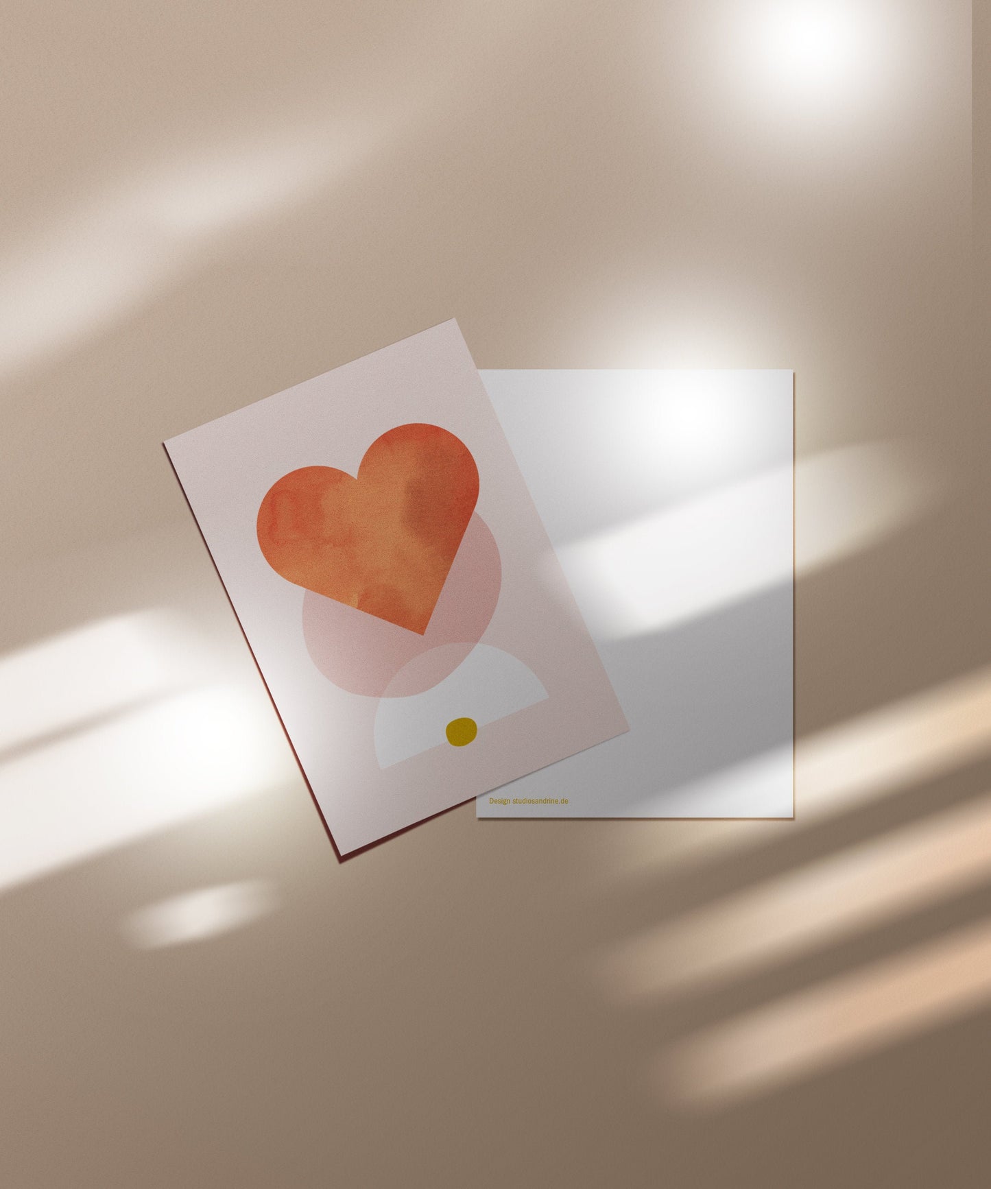 Postkarte Herz