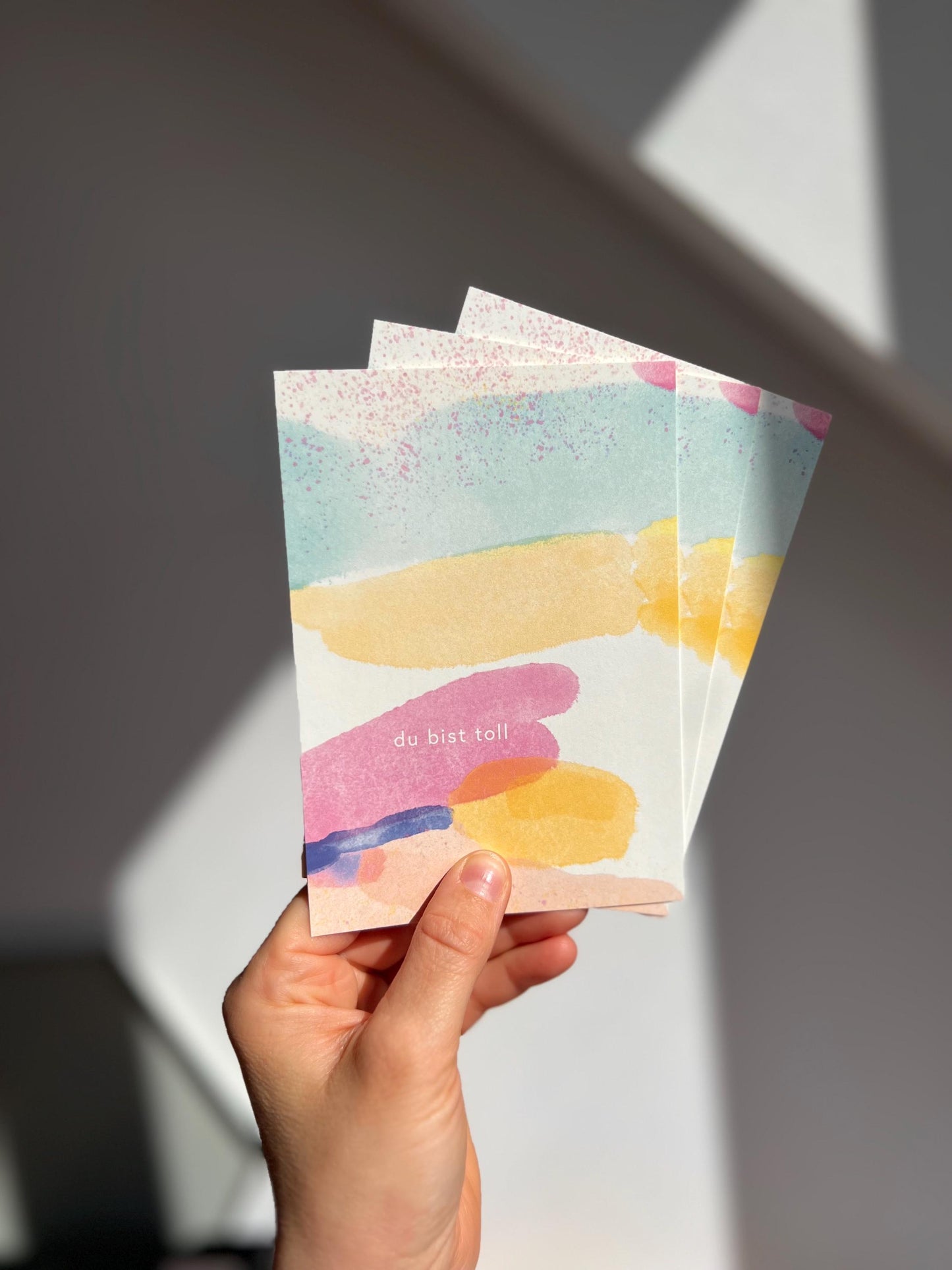 Postkarte Du bist toll