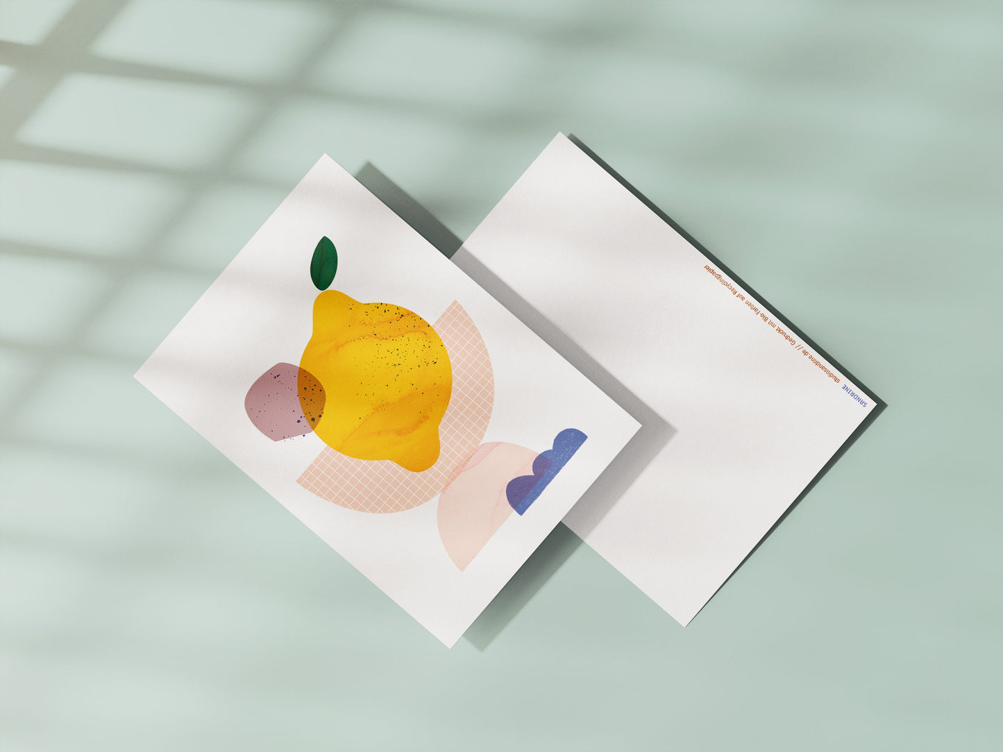 Postkarte Lemon