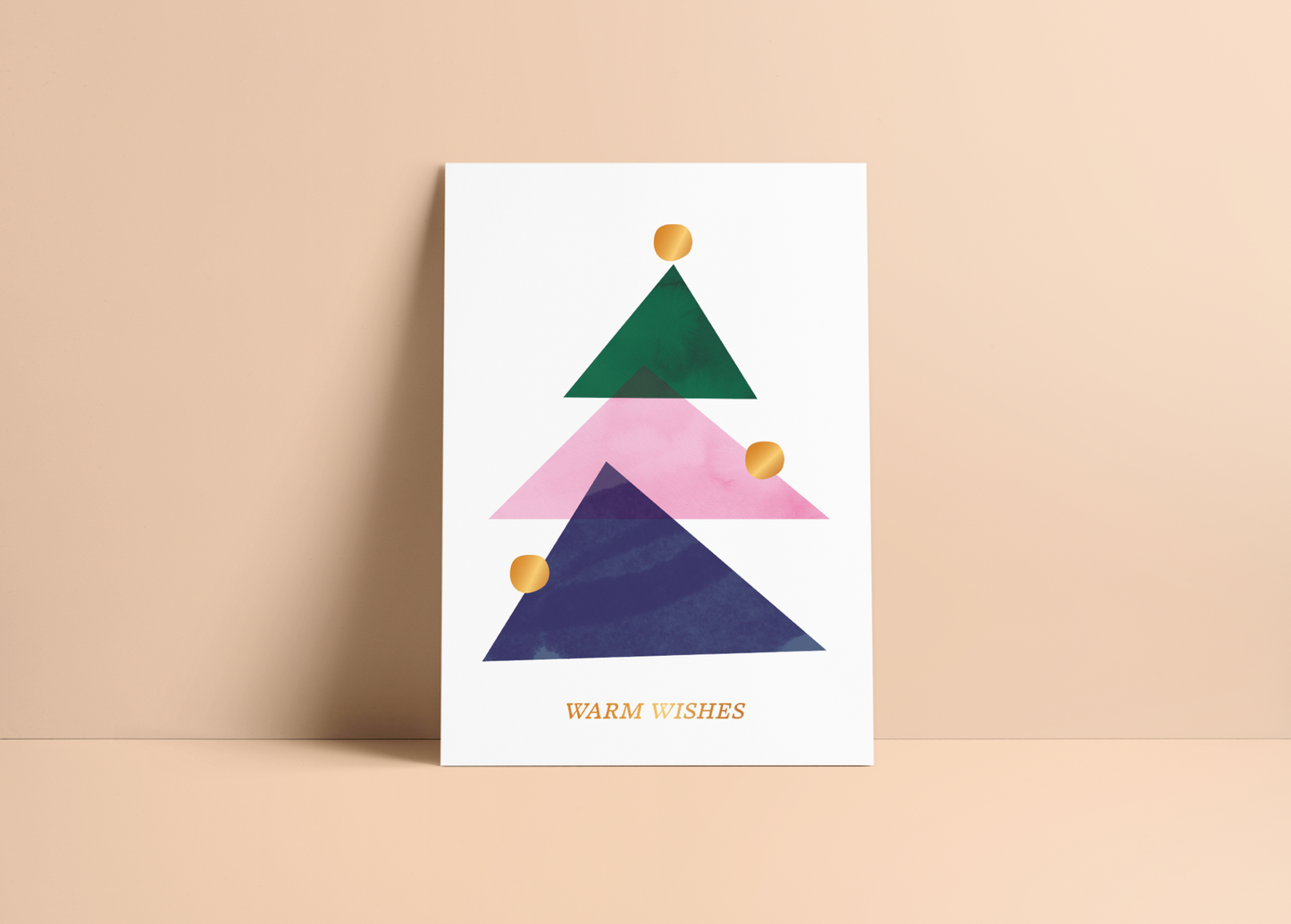 Postkarte Tanne Funkel