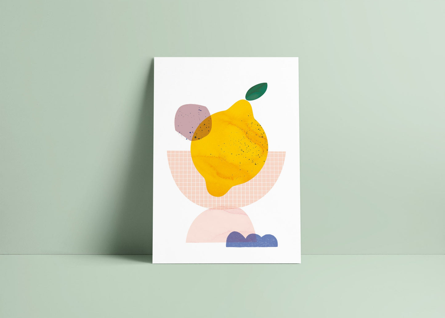 Postkarte Lemon