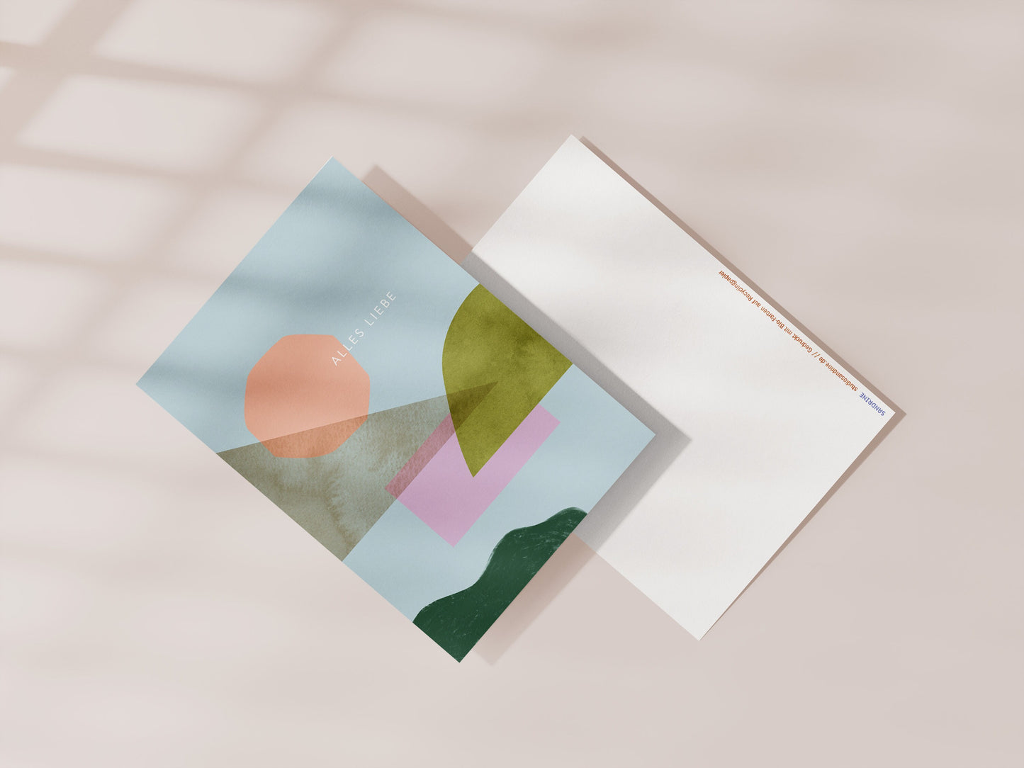 Postkarte Alles Liebe