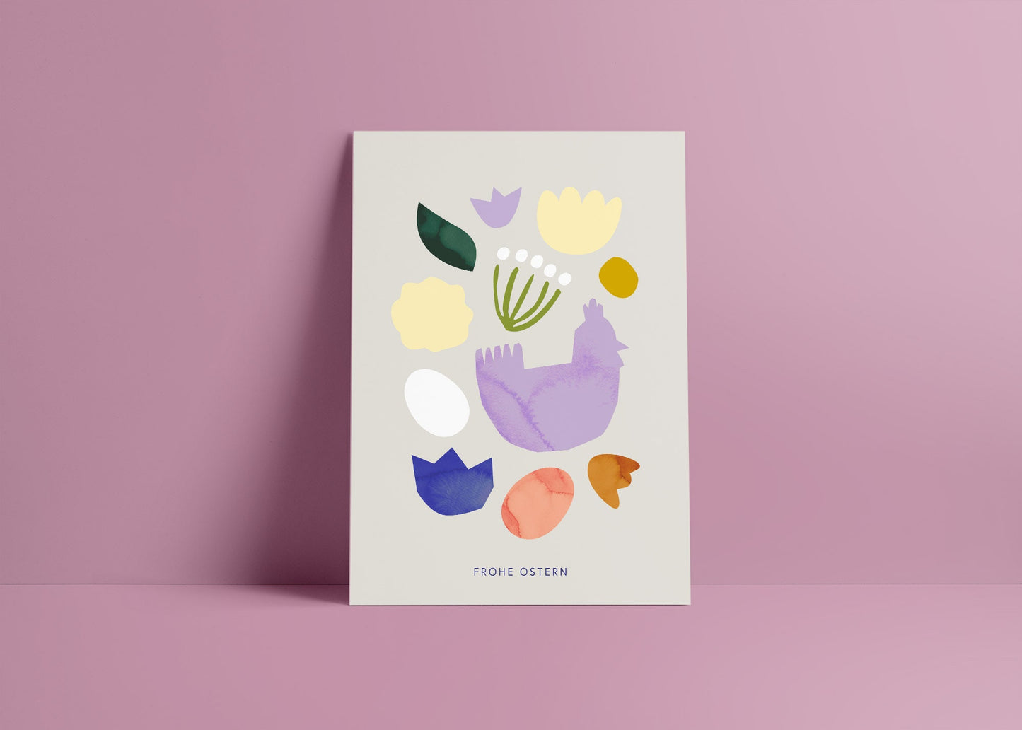 Postkarte Frohe Ostern