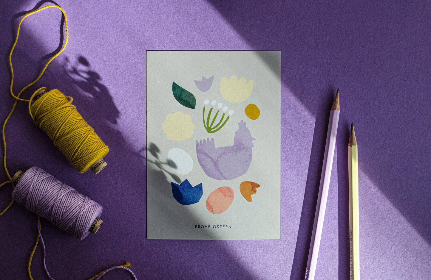 Postkarte Frohe Ostern