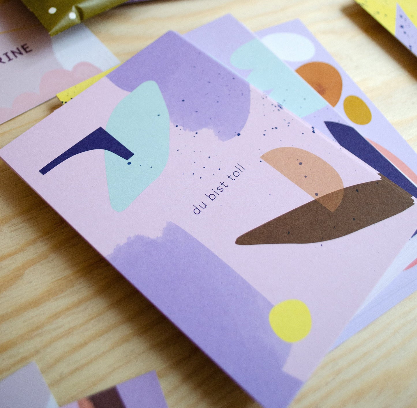 Postkarte Du bist toll