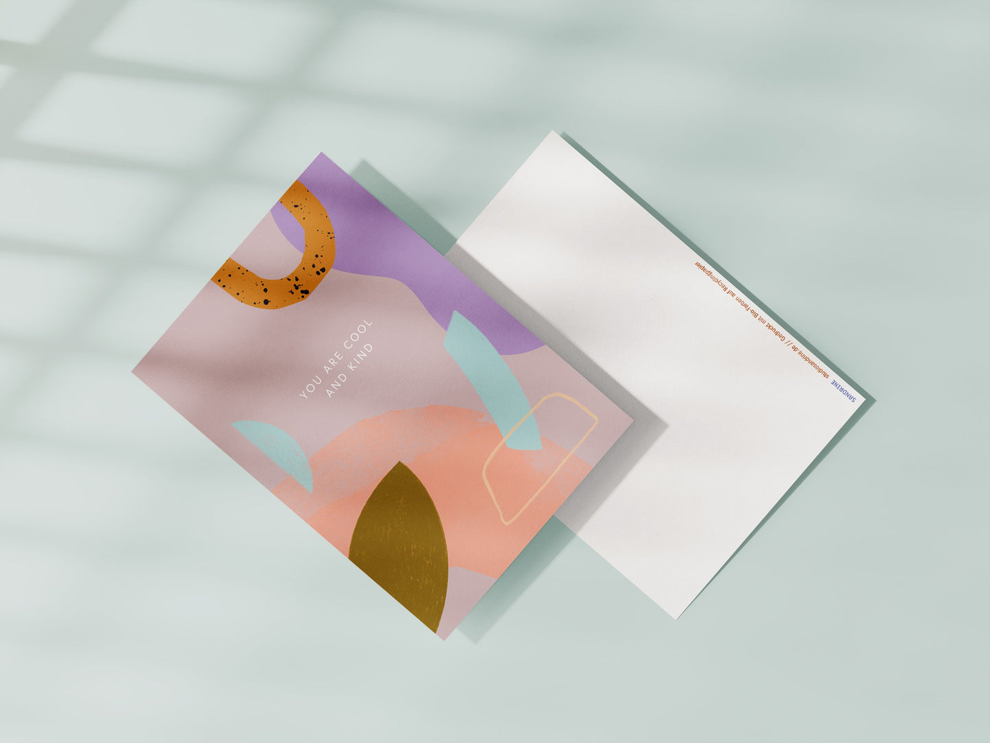 Postkarte Cool and Kind