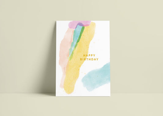 Postkarte Happy Birthday
