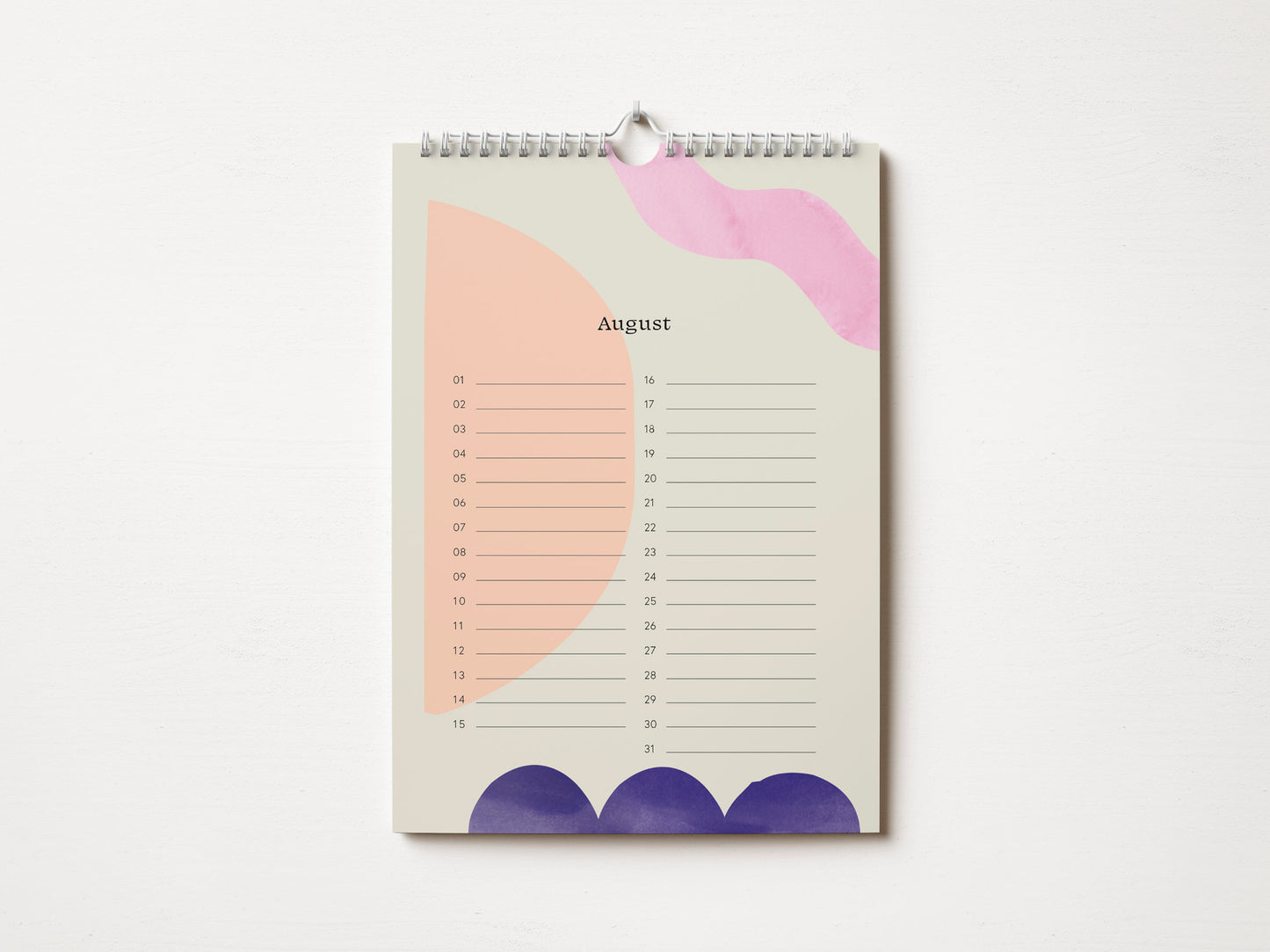 Geburtstagskalender Shape