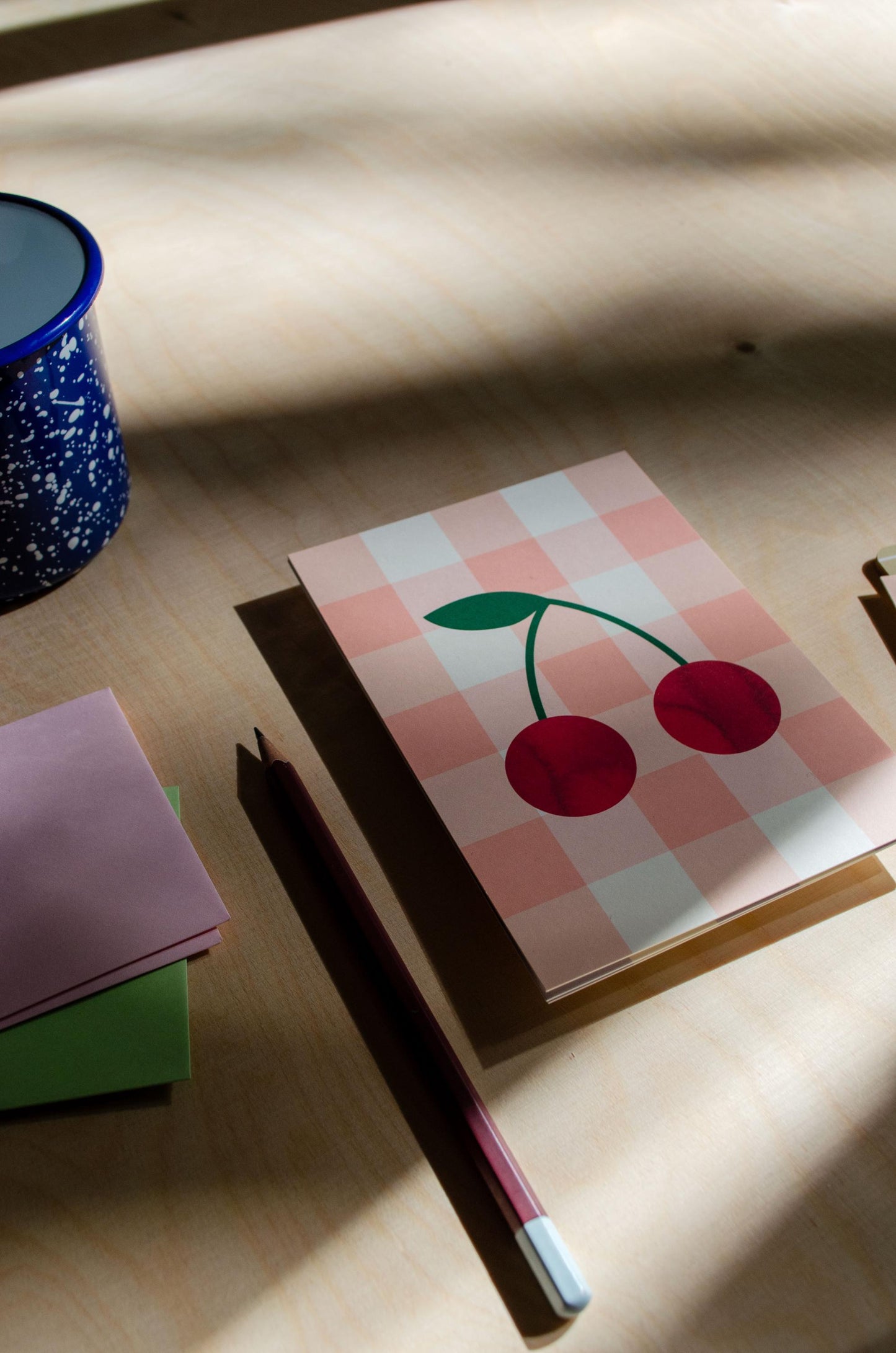 Postkarte Kirsche