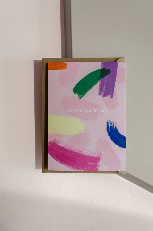 Klappkarte Happy Birthday