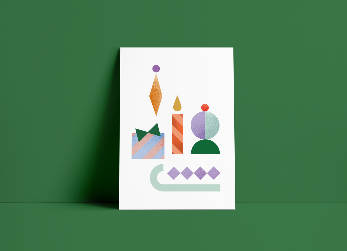 Postkarte Wintercelebration