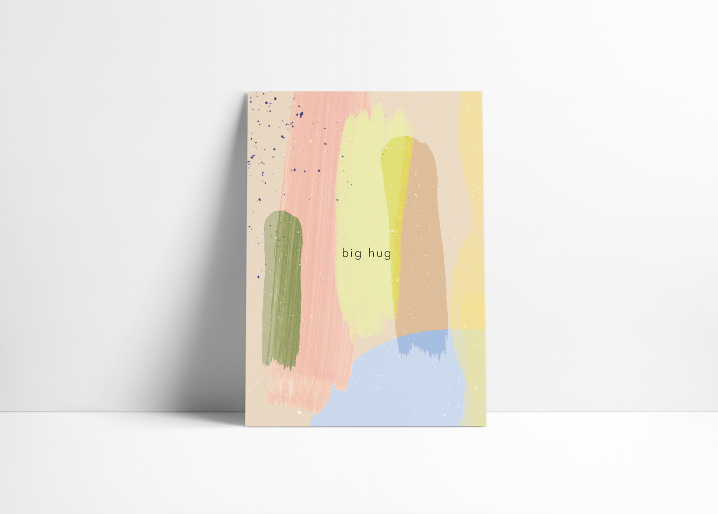 Postkarte Big Hug