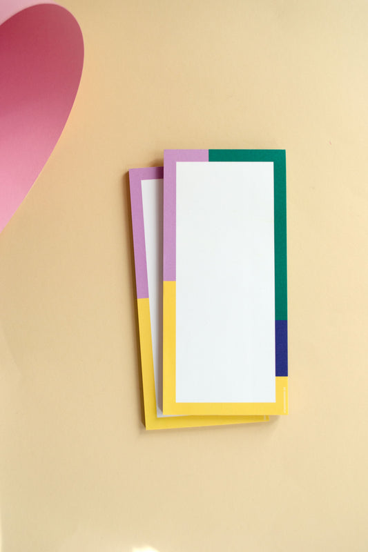 Notiblock Notes Color Block / blanko