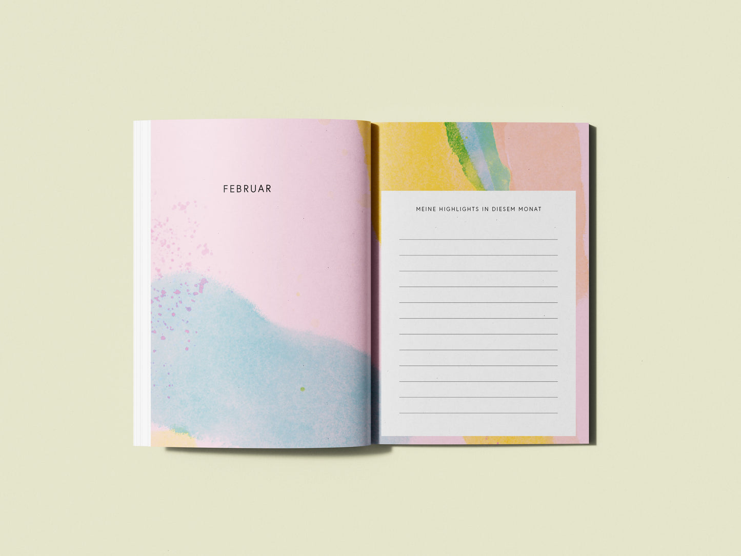 Kalender "Mein Jahr" / DIN A5 / Wochenplaner