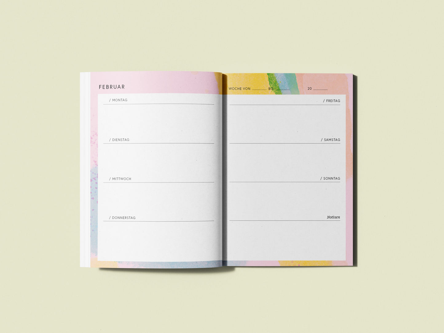 Kalender "Mein Jahr" / DIN A5 / Wochenplaner