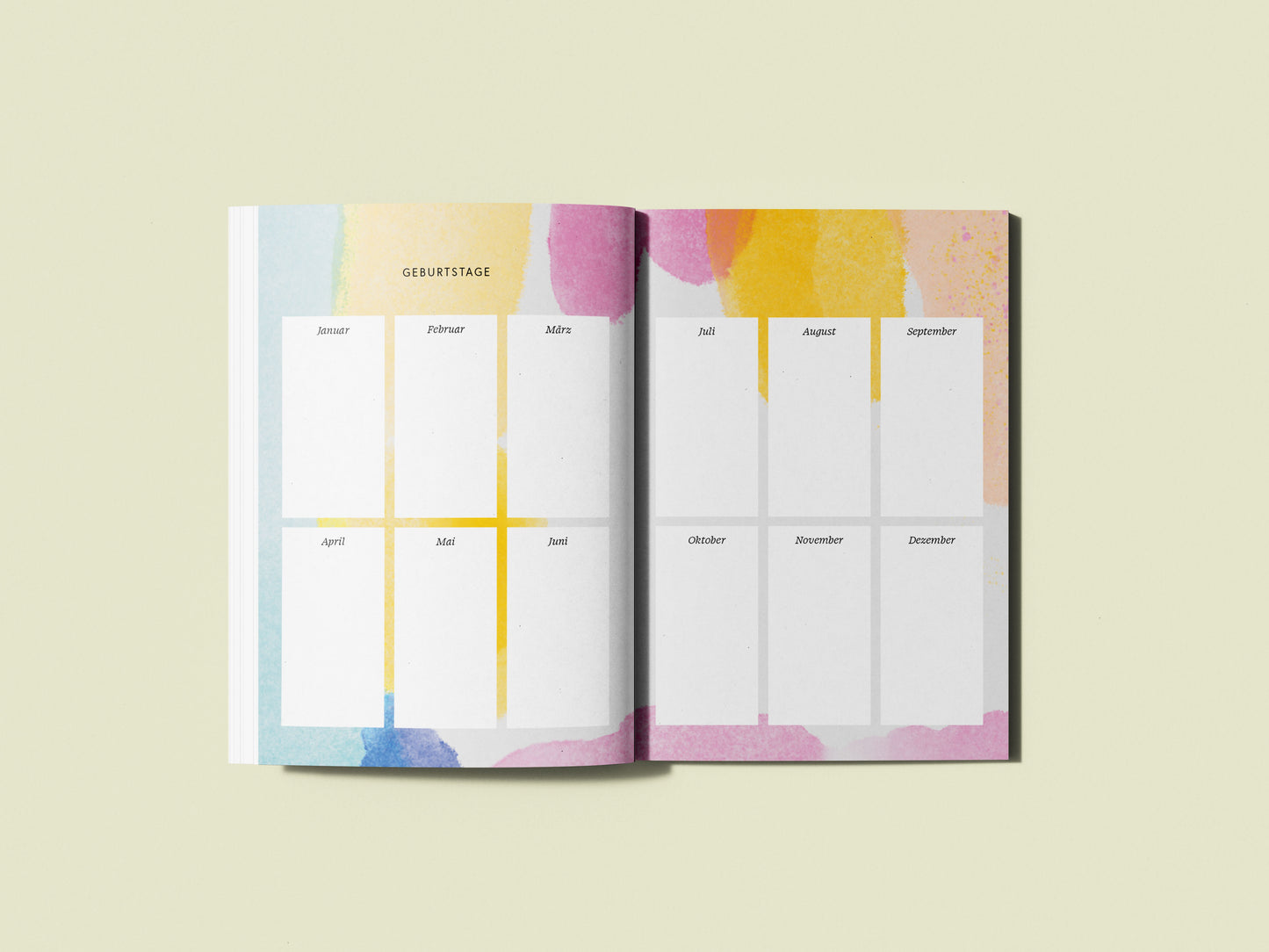 Kalender "Mein Jahr" / DIN A5 / Wochenplaner