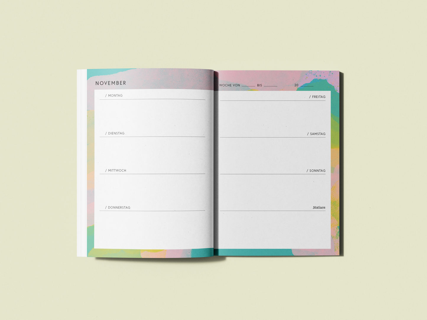 Kalender "Mein Jahr" / DIN A5 / Wochenplaner