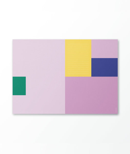 Schreibtischunterlage Color Block Lilac