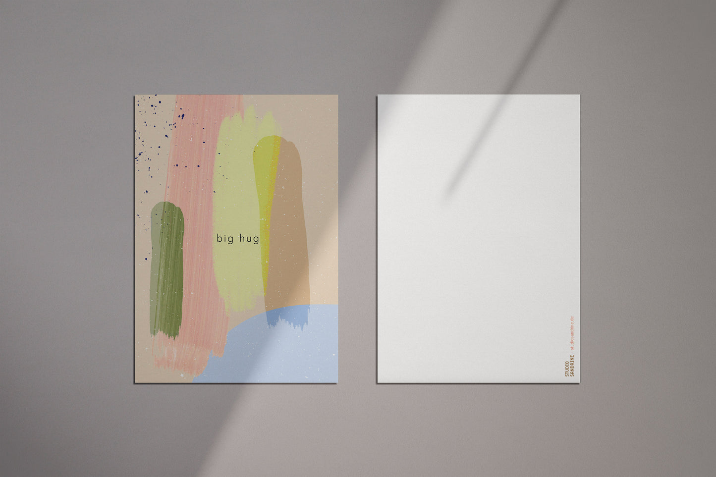 Postkarte Big Hug