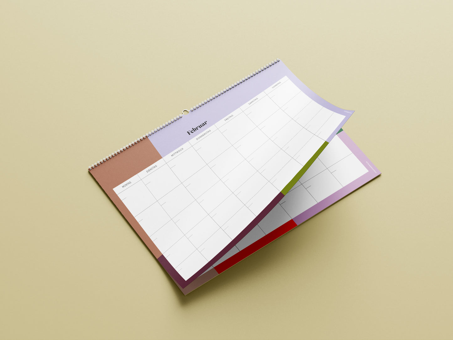 Monatsplaner DIN A4 / Tisch- Wandkalender