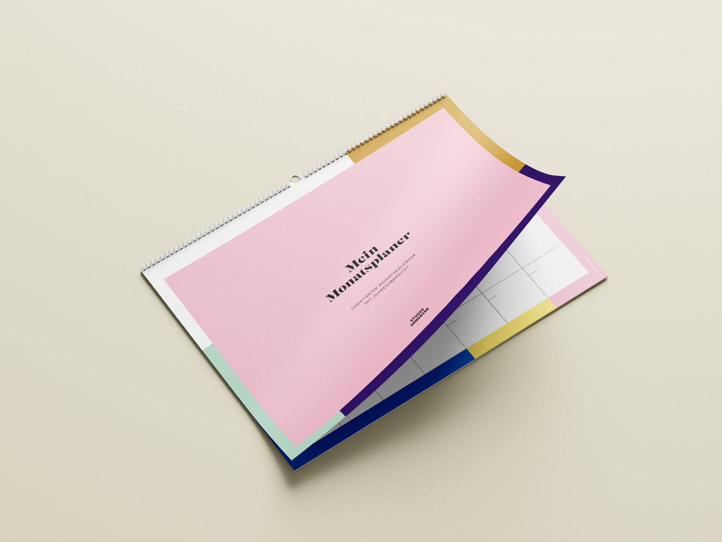 Monatsplaner DIN A4 / Tisch- Wandkalender