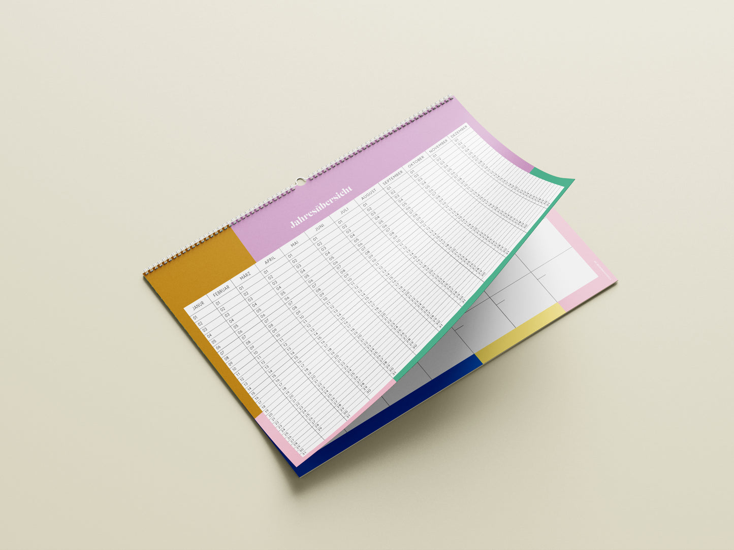 Monatsplaner DIN A4 / Tisch- Wandkalender