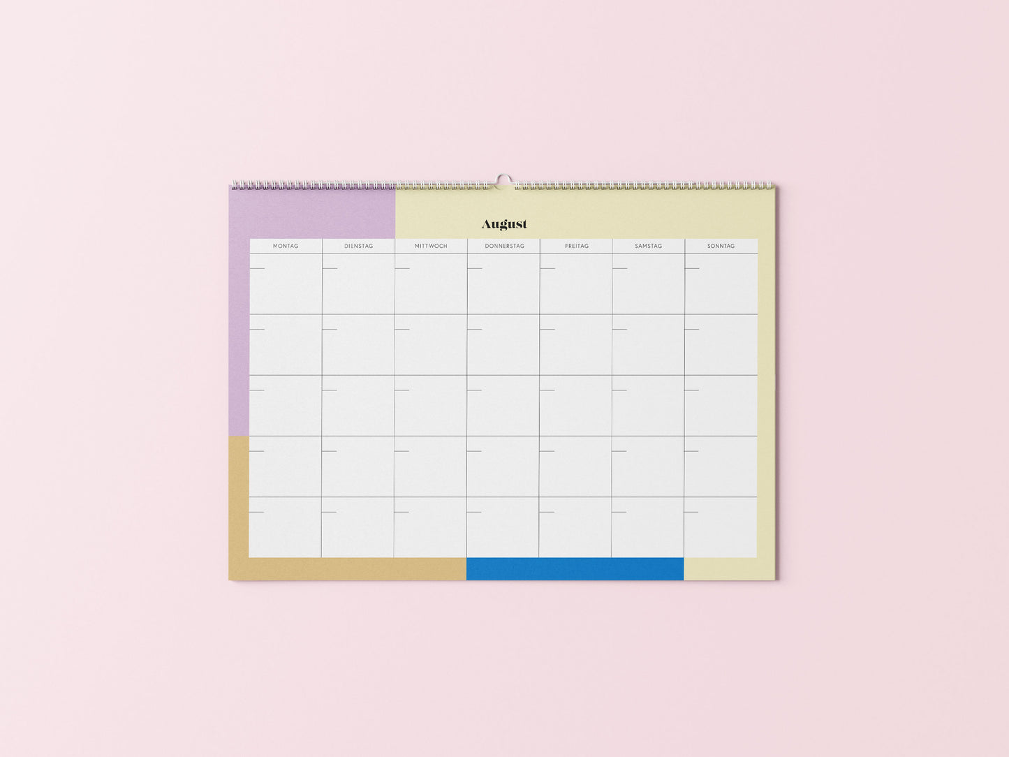 Monatsplaner DIN A4 / Tisch- Wandkalender