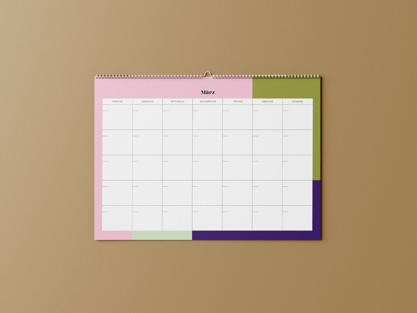 Monatsplaner DIN A4 / Tisch- Wandkalender