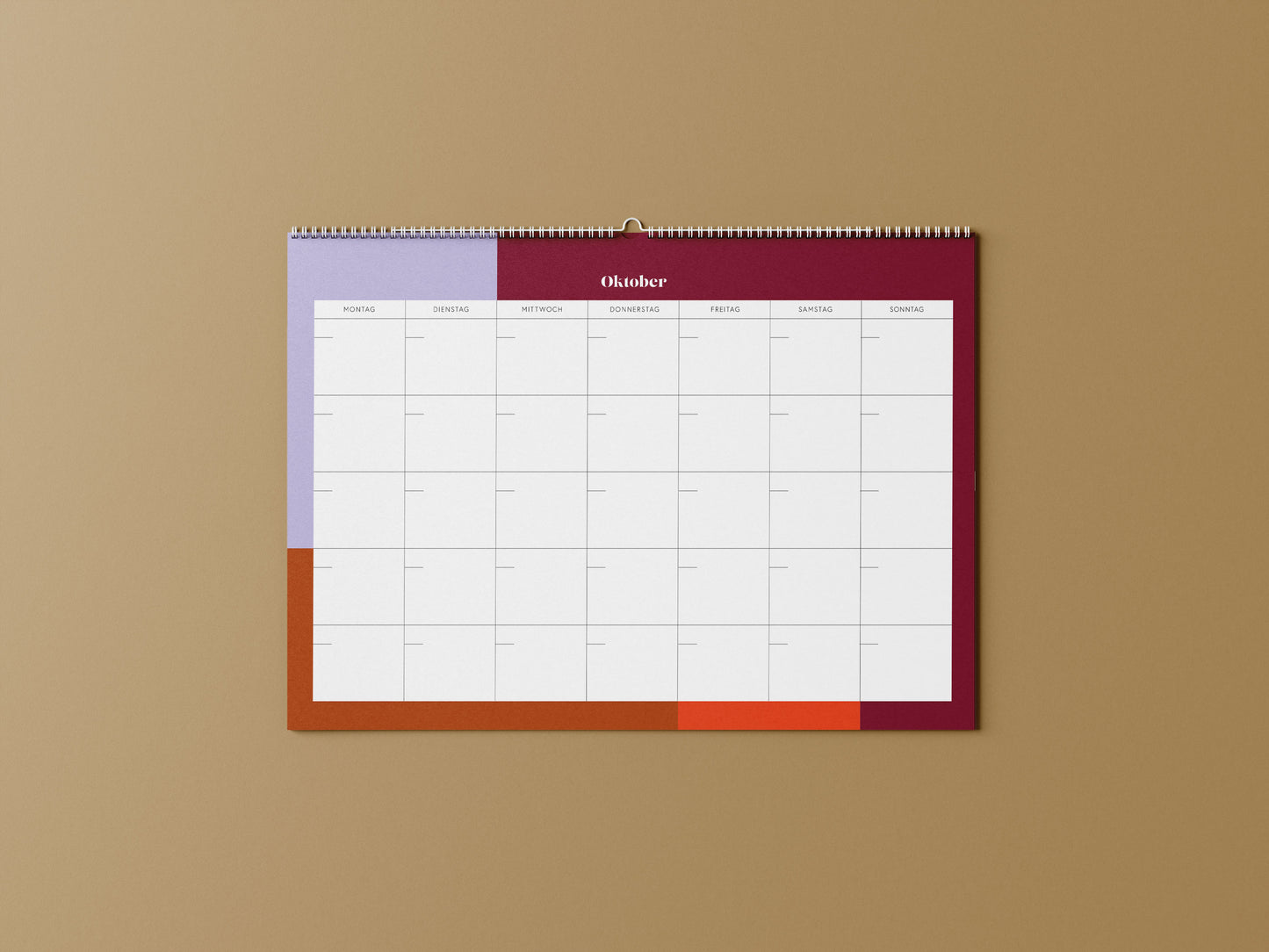 Monatsplaner DIN A4 / Tisch- Wandkalender
