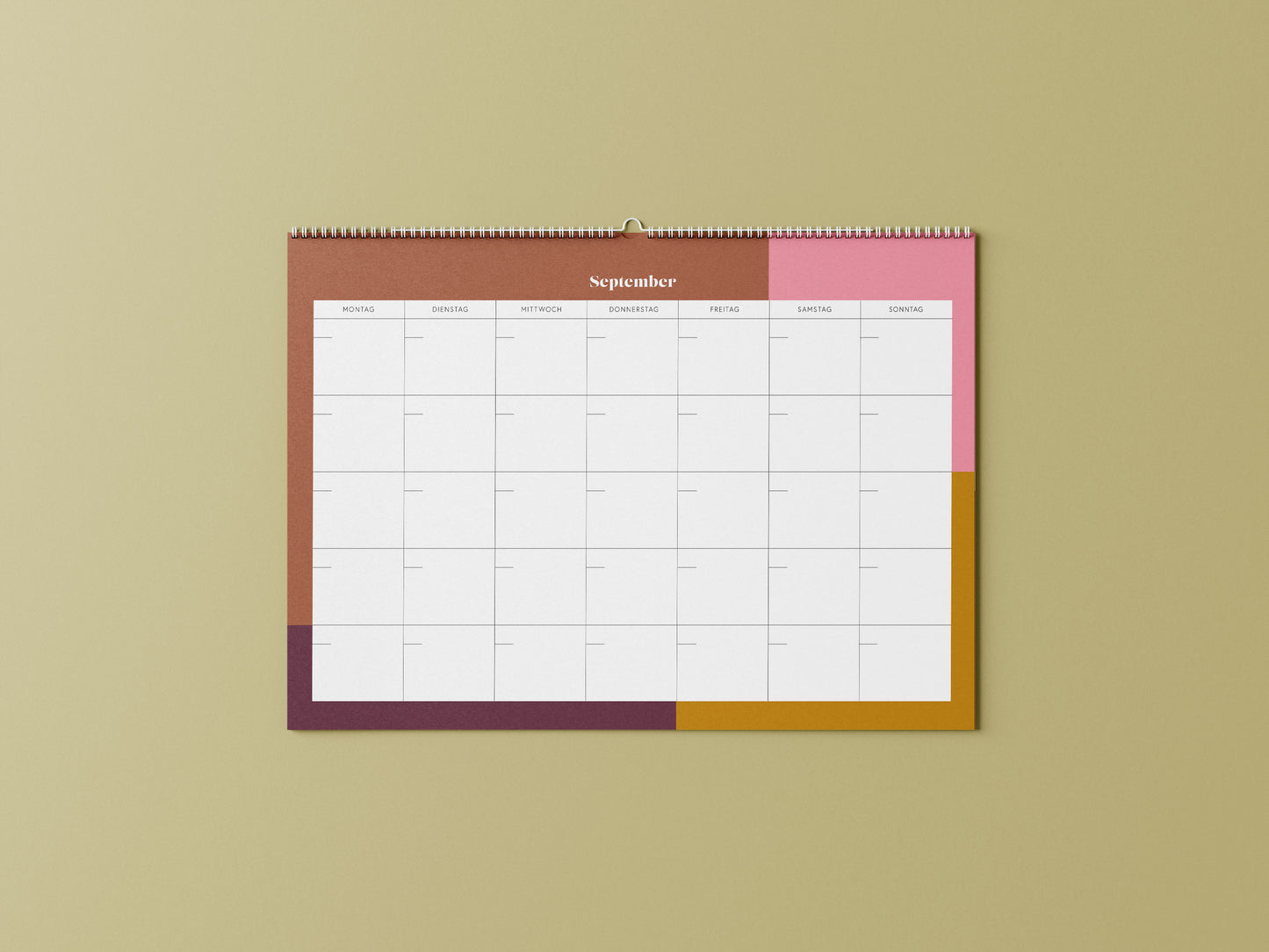 Monatsplaner DIN A4 / Tisch- Wandkalender