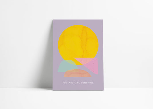 Postkarte Sunshine